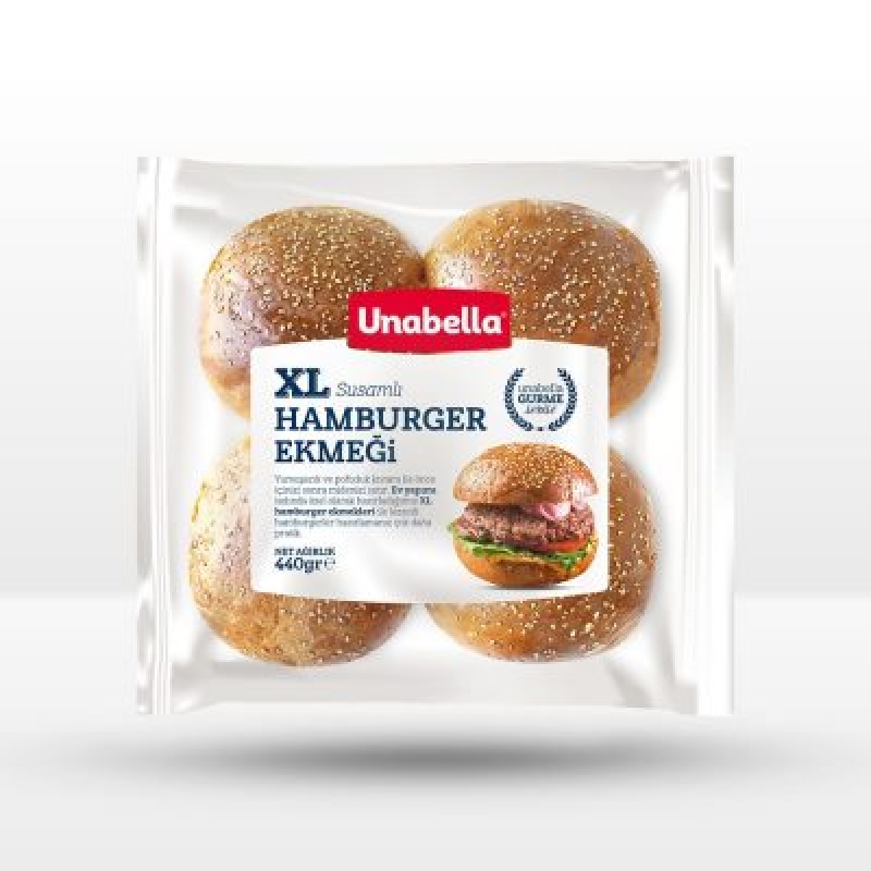 UNABELLA XL HAMBURGER EKME SUSAMLI 4 L (110 GR * 9 AD)