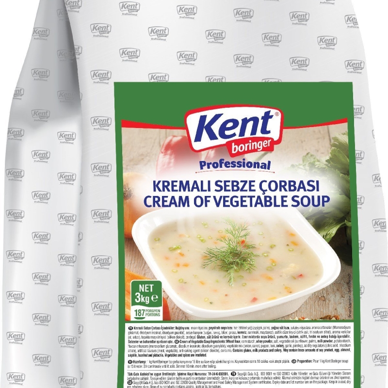 KENT BORNGER KREMALI SEBZE ORBASI  3 KG*4 AD