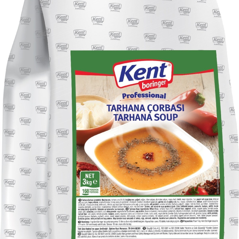 KENT BORNGER TARHANA ORBASI  3 KG * 4 AD
